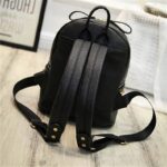 Vibrant Rainbow Studded Vegan Leather Backpack