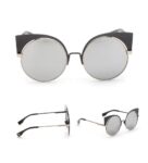 Retro Cat Eye Metal Frame Sunglasses