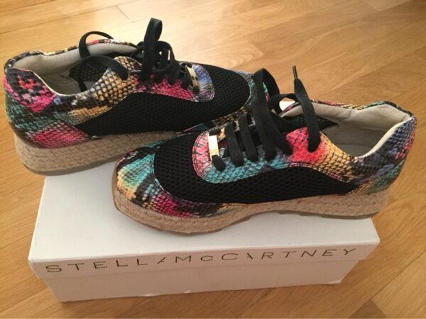 Trendy Snake Print Espadrille Platform Sport Shoes 3 590