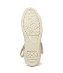 Chic Cream Leather Low-Top Sneakers