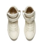 Chic Cream Leather Low-Top Sneakers
