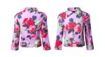 Floral Print Lilac Short Jacket