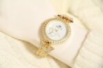 Sparkling Butterfly Artificial Diamond Watch