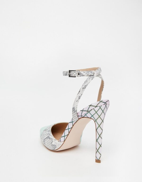Luxury Sea Green Snake Embossed Stilettos 3 974