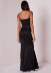Strapless Mermaid Fishtail Evening Maxi Dress