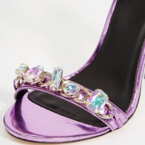 9048 lilac rhinestone embellished