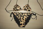 Leopard String Tie Bikini Set