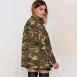 Camouflage Military Long Zip Jacket