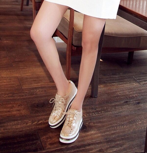 Snake Skin Genuine Leather Oxford Shoes 3 780