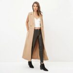 Elegant Long Crossover Trench Vest