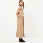 Elegant Long Crossover Trench Vest