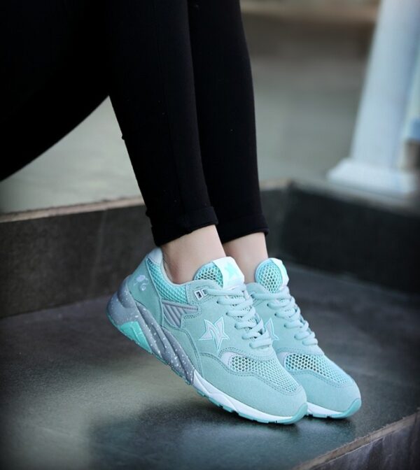 Energizing Breathable Air Cushion Sport Shoes 2 air 2026 aqua mint green sport women shoe