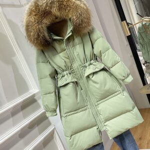 Luxurious Fox Fur Puffer Coat