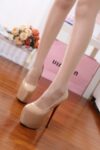 Shiny Patent 18 cm Slim Heel Platform Shoes