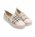 Classic Damask Vegan Leather Espadrille Flats