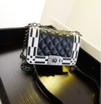 Quilted Chain Vegan Leather Shoulder Bag