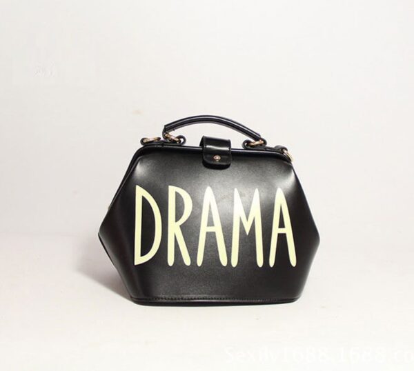 black color sleeve hand bag