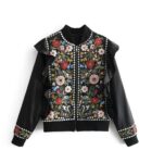 Timeless Retro Floral Embroidered Artisan Jacket