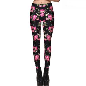 Floral Printed High Waist Sports Leggings