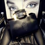 Metal Handle Vegan Leather Bag