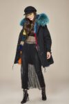 Luxurious Multi-Color Fox Fur Lined Raccoon Hooded Parka Coat