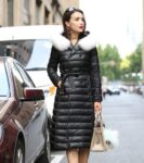 Luxury Real Raccoon Fur Hooded Duck Down Puffer Parka Coat