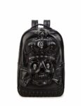 Daring Punk Big Skull Rivet Statement Vegan Backpack