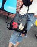 Versatile Soft Vegan Leather Shoulder Backpack