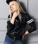 Casual Dynamic Belted Sport Leather Jacket