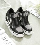 Sparkling Crystal Hidden Heel Sneakers