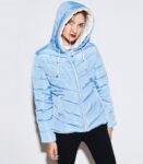 Cozy Short Hooded Puffer Zipper Pockets Jacket