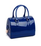 Trendy Metal Zipper Silicone Bag
