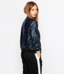 Sparkling Sequin Embellished Sport Jacket