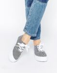 Vintage Floral Platform Sneakers