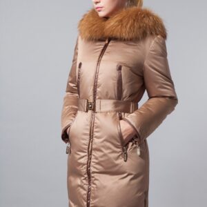 Luxury Real Raccoon Fur Hooded Goose Down Parka Coat