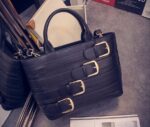 Elegant Buckle Accent Chic Clutch