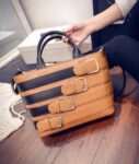 Elegant Buckle Accent Chic Clutch