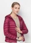 Stylish Hooded Cropped Vibrant Puffer Jacket