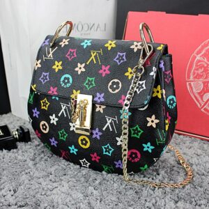 Chic Chain Shoulder Vegan Leather Bag