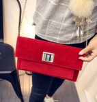 Luxe Velvet Chain Shoulder Bag