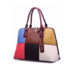 Elegant Colorful Vegan Leather Shoulder Hand Bag