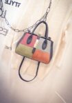 Vibrant Printed Genuine Leather Shoulder Bag