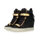 Luxury Crocodile Pattern Genuine Leather Sneakers