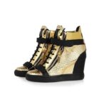 Luxury Crocodile Pattern Genuine Leather Sneakers