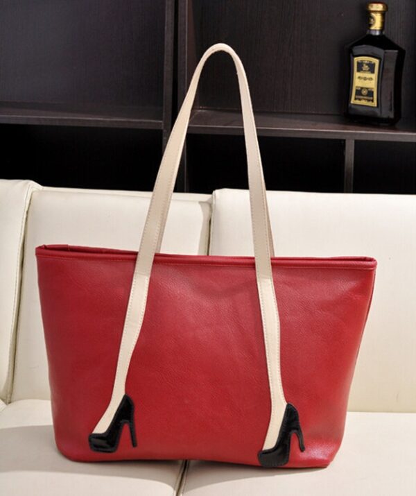 design red plus size tote bag