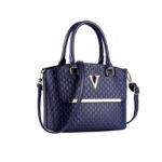 Luxury Embossed Genuine Leather Shoulder Tote Bag