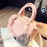 Chic Genuine Leather Vegan Plush Arm Bag