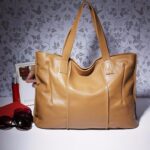 Luxury Genuine Leather Multi Color Tote Bag
