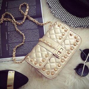 Chic Studded Mini Chain Bag