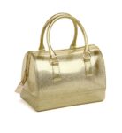 Trendy Metal Zipper Silicone Bag